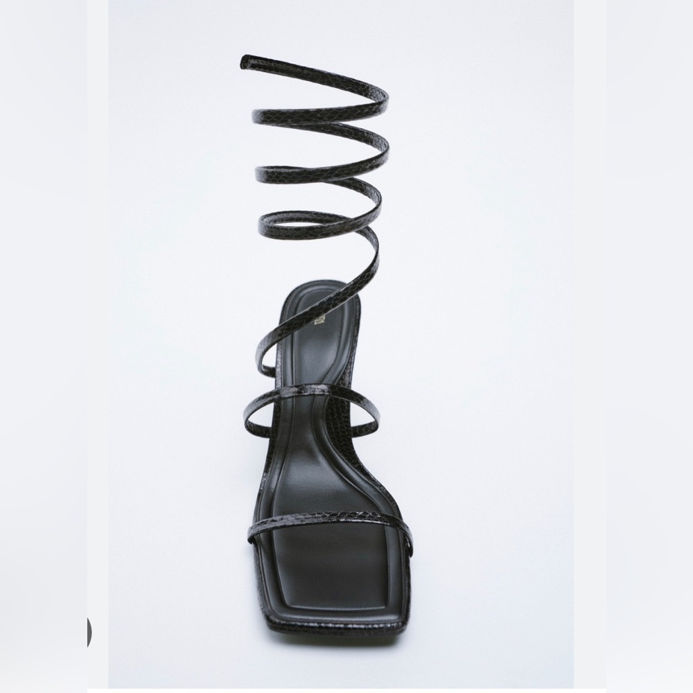 Zara wrap around heels